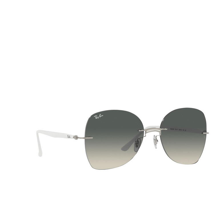 Ray-Ban RB8066 Sunglasses 003/11 white on silver - 2/4