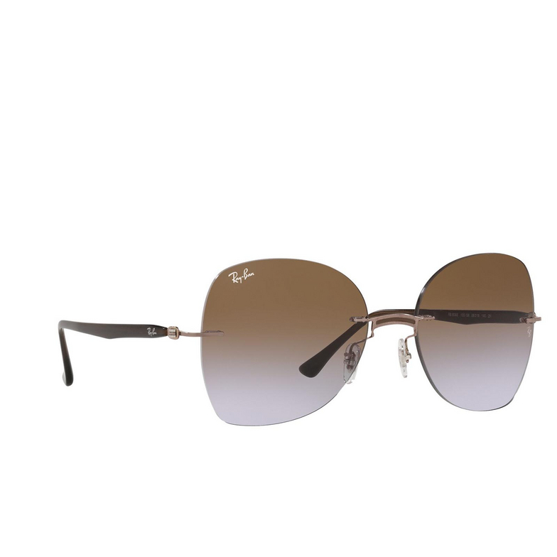Ray-Ban RB8066 Sunglasses 155/68 brown on light brown - 2/4