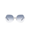 Ray-Ban RB8067 Sunglasses 003/19 blue on silver - product thumbnail 1/4