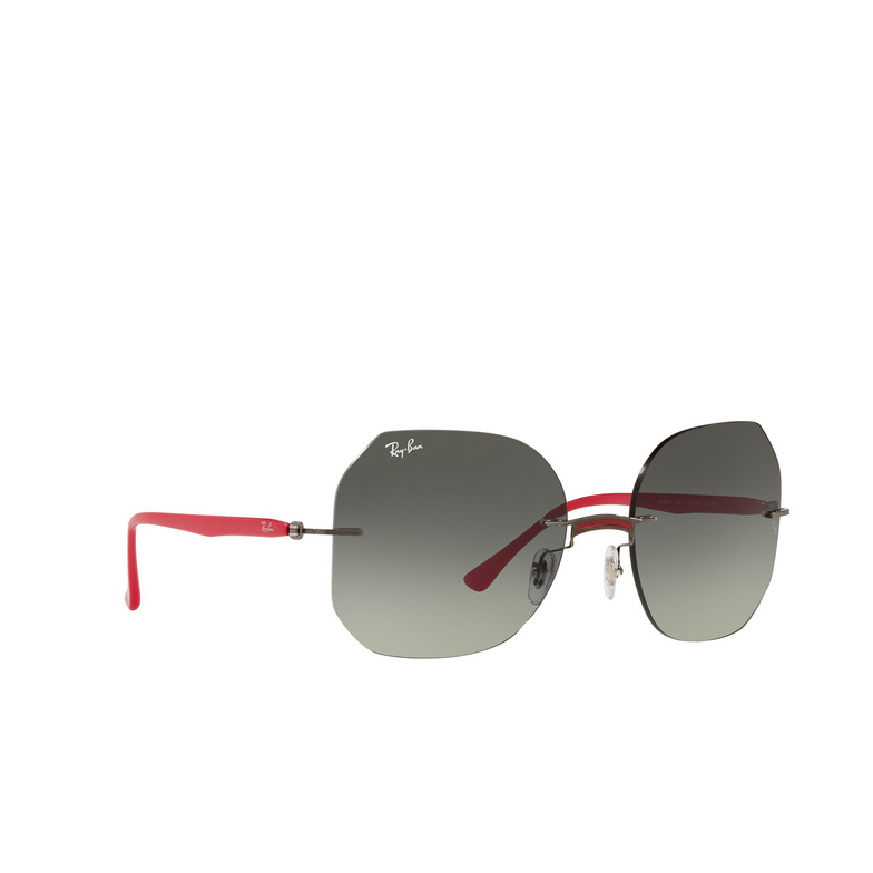 Lunettes de soleil Ray-Ban RB8067 004/11 red on gunmetal - 2/4