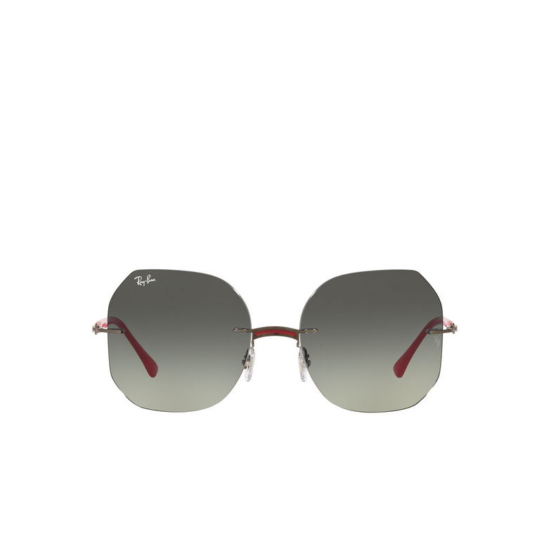 Lunettes de soleil Ray-Ban RB8067 004/11 red on gunmetal - 1/4