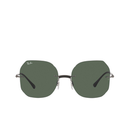 Ray-Ban® Irregular Sunglasses: RB8067 color 154/71 Black On Sanding Gunmetal 