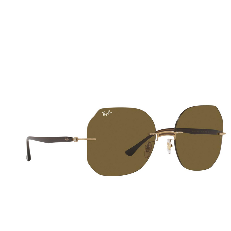 Lunettes de soleil Ray-Ban RB8067 157/73 brown on arista - 2/4