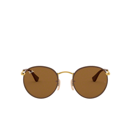 Ray-Ban® Round Sunglasses: Round Craft RB3475Q color Leather Brown 9041.