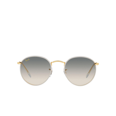 Ray-Ban ROUND FULL COLOR Sunglasses 919632 grey on legend gold - front view