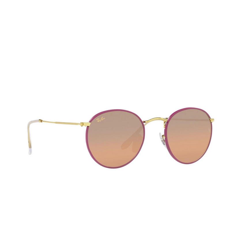 Ray-Ban ROUND FULL COLOR Sunglasses 91963E violet on legend gold - 2/4