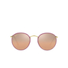 Ray-Ban ROUND FULL COLOR Sunglasses 91963E violet on legend gold - product thumbnail 1/4