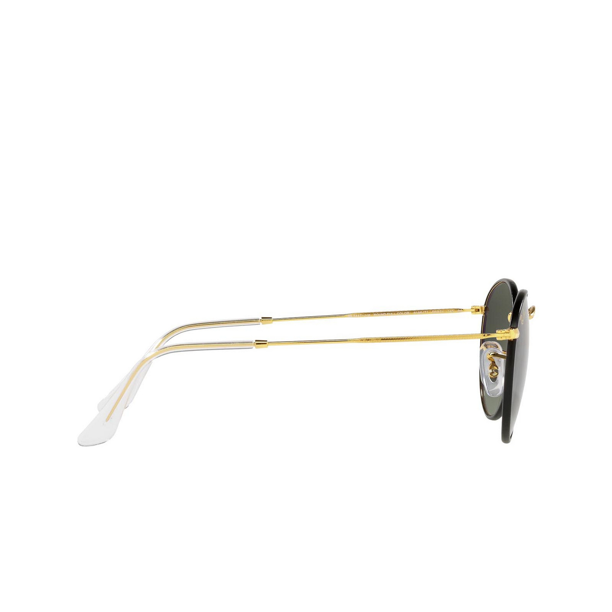 Ray-Ban® Round Sunglasses: RB3447JM Round Full Color color 919671 Black On Legend Gold - 3/3