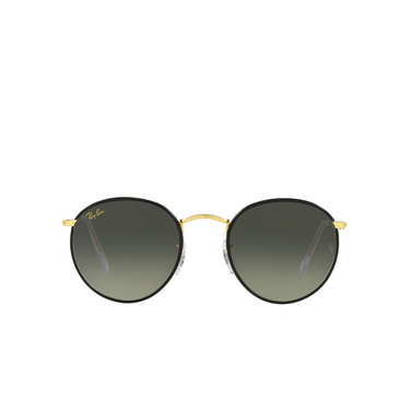 Ray-Ban ROUND FULL COLOR Sunglasses 919671 black on legend gold - front view