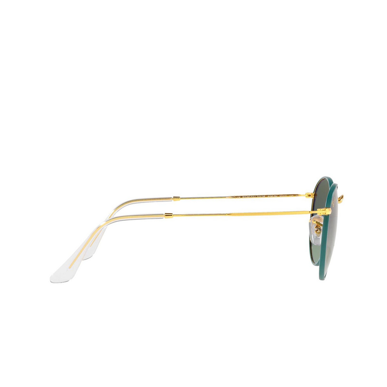 Gafas de sol Ray-Ban ROUND FULL COLOR 9196BH petroleum on a legend gold - 3/4