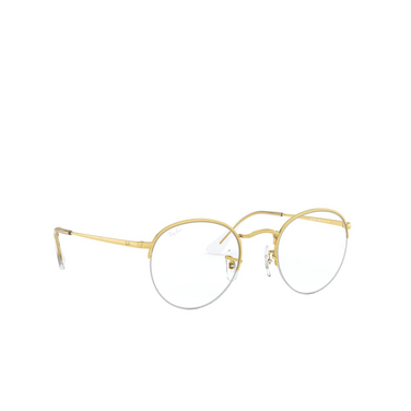 Ray-Ban ROUND GAZE Korrektionsbrillen 3086 legend gold - Dreiviertelansicht