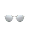 Occhiali da sole Ray-Ban ROUND METAL 019/30 matte silver - anteprima prodotto 1/4