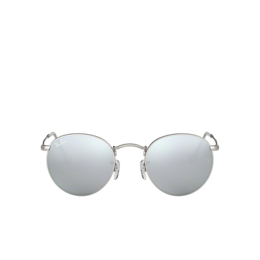 Ray-Ban ROUND METAL Sunglasses 019/30 matte silver - front view