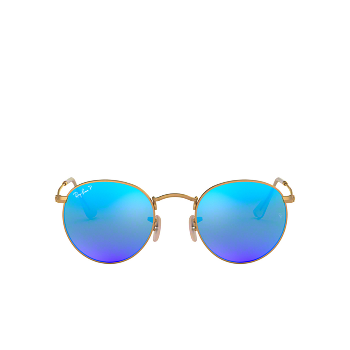 Ray-Ban ROUND METAL Sunglasses 112/4L MATTE ARISTA - front view