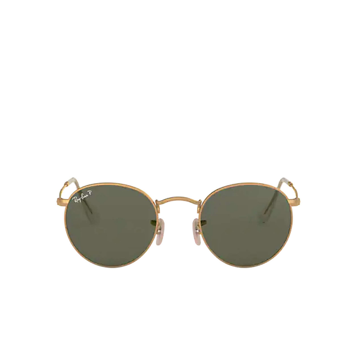 Ray-Ban ROUND METAL Sunglasses 112/58 Matte Arista - front view