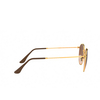Ray-Ban ROUND METAL Sunglasses 9001A5 light bronze - product thumbnail 3/4