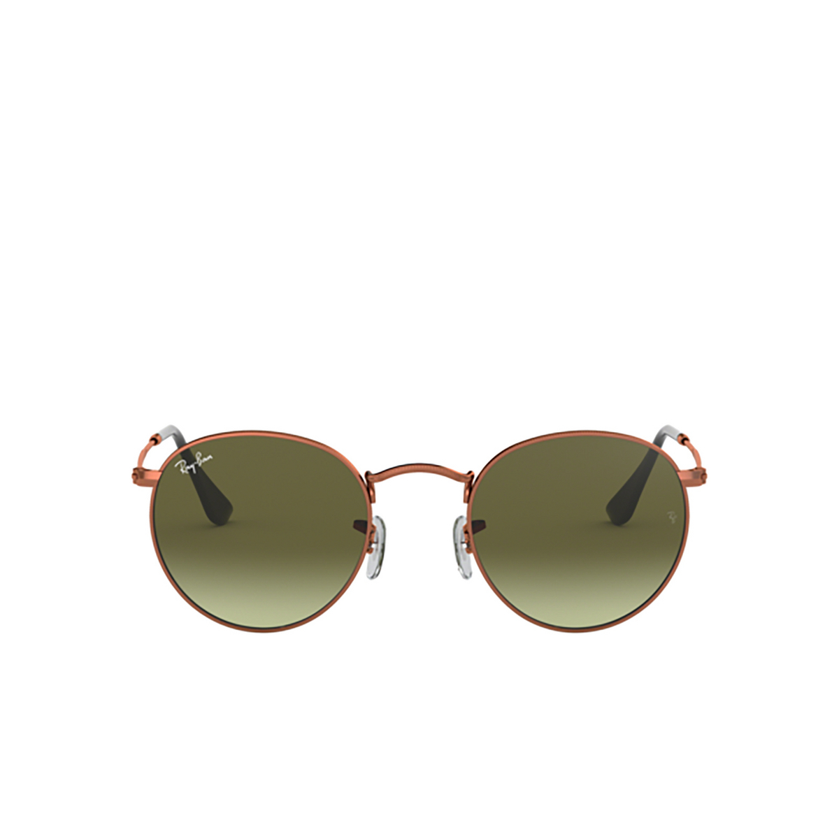 Ray-Ban ROUND METAL Sunglasses 9002A6 MEDIUM BRONZE - front view
