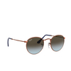 Ray-Ban ROUND METAL Sunglasses 900396 dark bronze - product thumbnail 2/4