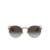 Ray-Ban ROUND METAL Sunglasses 900396 dark bronze - product thumbnail 1/4