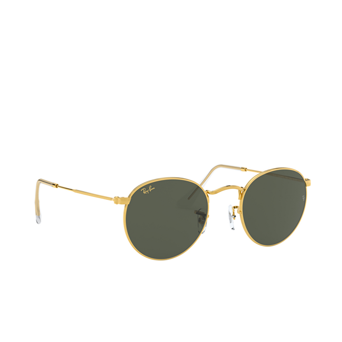 Ray-Ban ROUND METAL Sunglasses 919631 LEGEND GOLD - three-quarters view