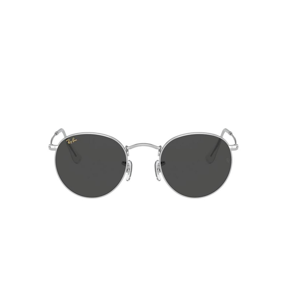 Ray-Ban ROUND METAL Sunglasses 9198B1 SILVER - front view