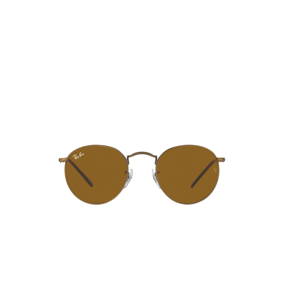 Ray-Ban ROUND METAL Sunglasses 922833 Antique Gold - front view
