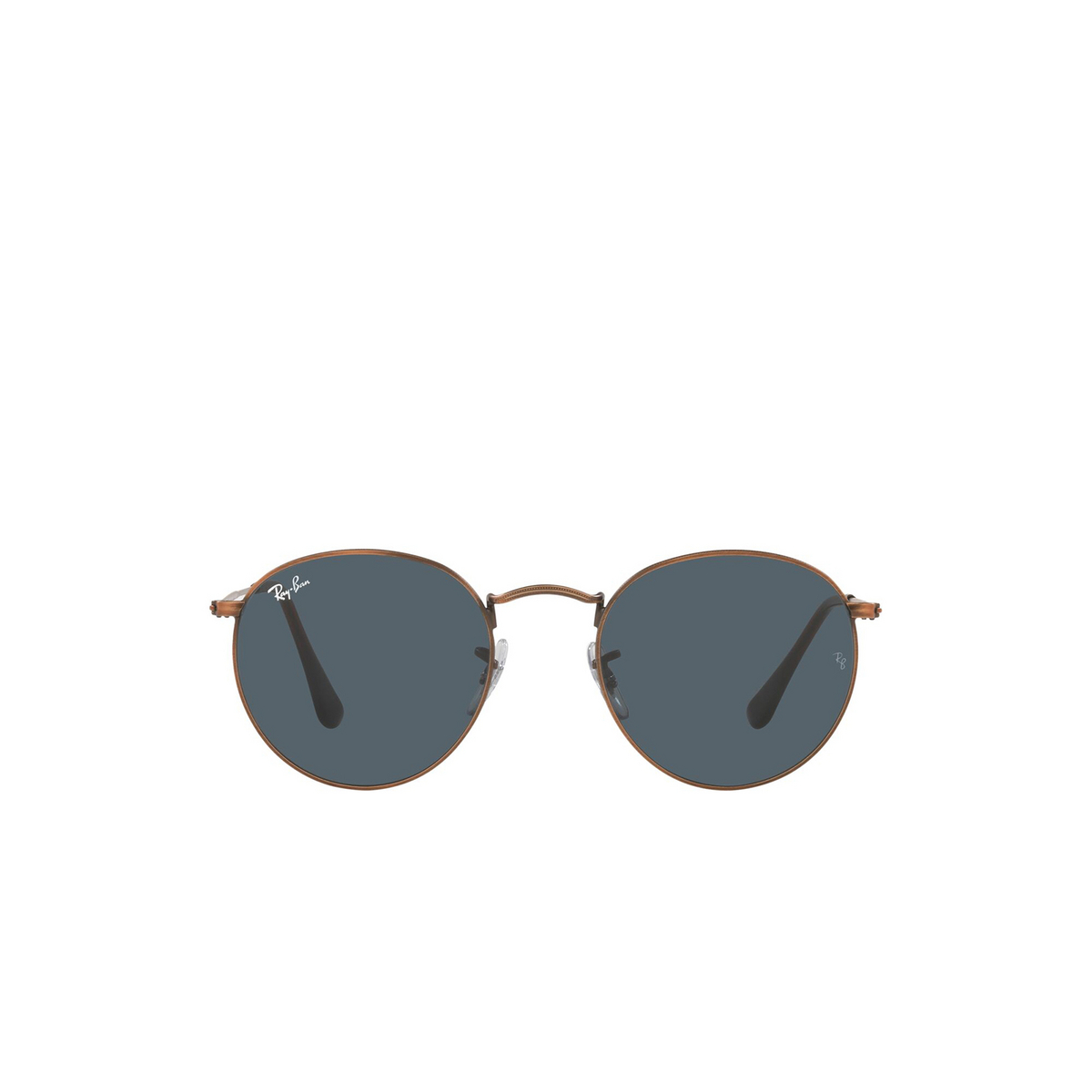 Ray-Ban ROUND METAL Sunglasses 9230R5 Antique Copper - front view