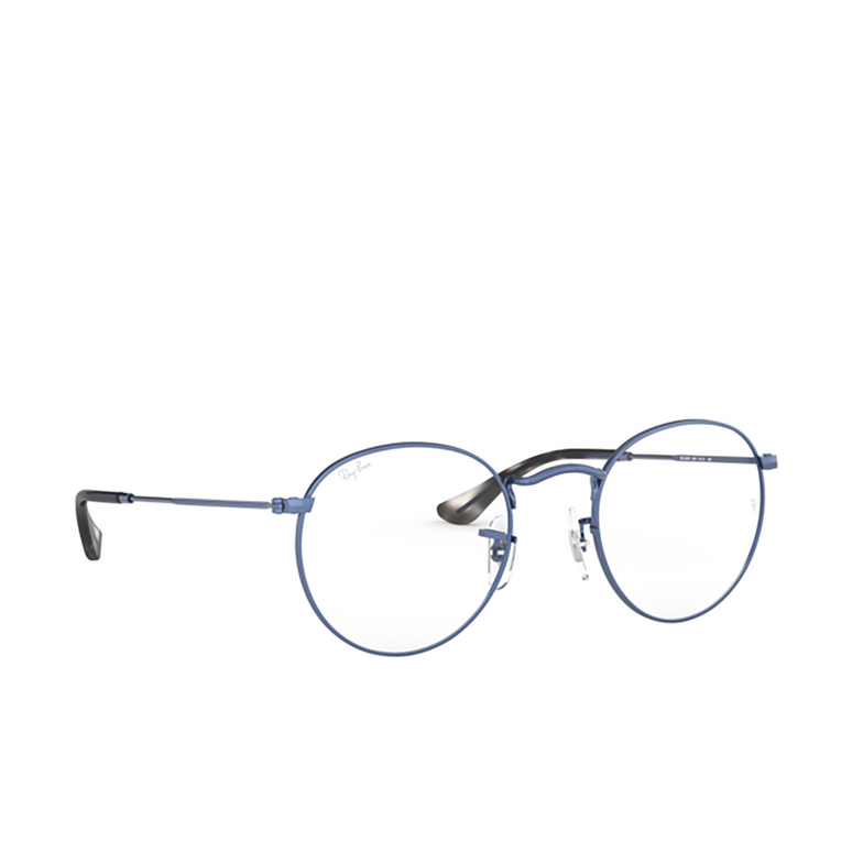 Ray-Ban ROUND METAL Eyeglasses 3071 sand trasparent blue - 2/4