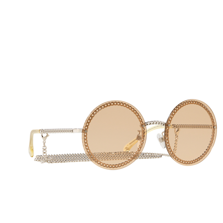 Ray-Ban ROUND METAL Eyeglasses 3074 sand trasparent brown - 2/4
