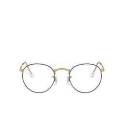 Ray-Ban RX3447V ROUND METAL 3105 Blue on Legend Gold 3105 Blue on Legend Gold