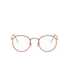 Ray-Ban ROUND METAL Eyeglasses 3106 red on legend gold - product thumbnail 1/4