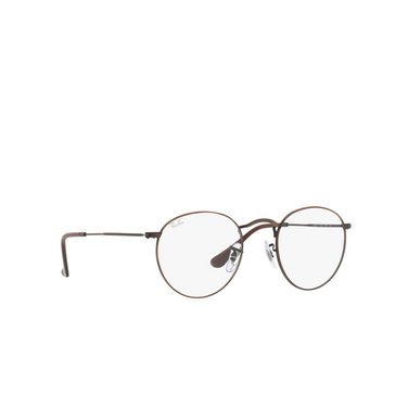 Ray-Ban ROUND METAL Eyeglasses 3120 antique copper - three-quarters view