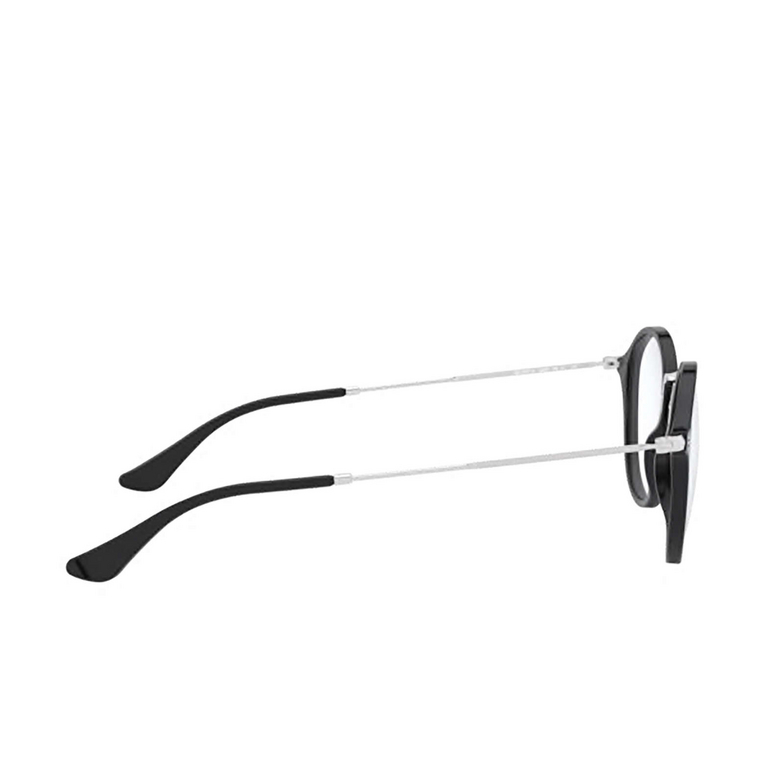 Ray-Ban ROUND Eyeglasses 2000 shiny black - 3/4
