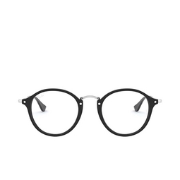 Ray-Ban® Round Eyeglasses: Round RX2447V color Shiny Black 2000.