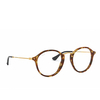Ray-Ban® Round Eyeglasses: Round RX2447V color Brown Havana 5494 - product thumbnail 2/3.