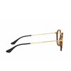 Ray-Ban® Round Eyeglasses: Round RX2447V color Brown Havana 5494 - product thumbnail 3/3.