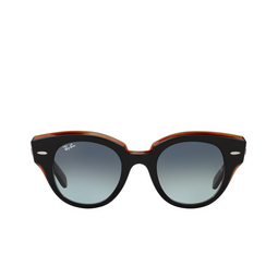 Ray-Ban RB2192 ROUNDABOUT 132241 Black on Transparent Brown 132241 Black on Transparent Brown