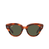 Ray-Ban ROUNDABOUT Sunglasses 954/31 striped havana - product thumbnail 1/4