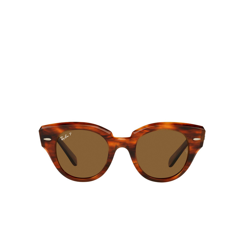 Ray-Ban ROUNDABOUT Sunglasses 954/57 striped havana - 1/4