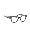 Ray-Ban RX0880 Eyeglasses 8055 striped grey - product thumbnail 2/4