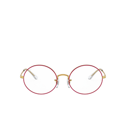 Ray-Ban® Oval Eyeglasses: Oval RX1970V color Red On Legend Gold 3106.