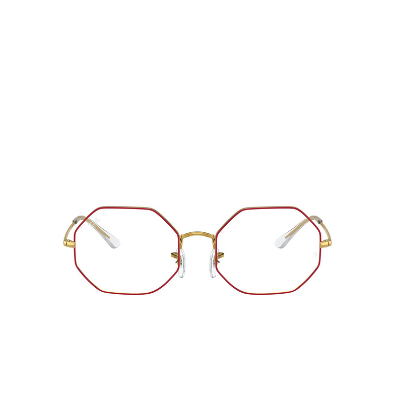 Ray-Ban RX1972V Eyeglasses 3106 red on legend gold - 1/4