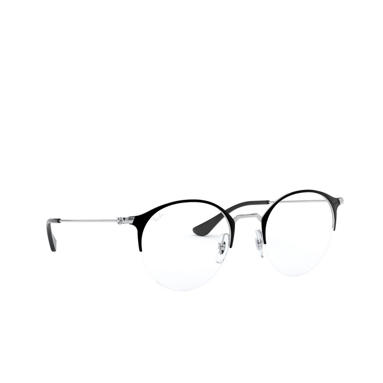 Ray-Ban RX3578V Eyeglasses 2861 black on silver - 2/4