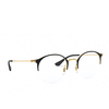 Gafas graduadas Ray-Ban RX3578V 2890 gold top shiny black - Miniatura del producto 2/4