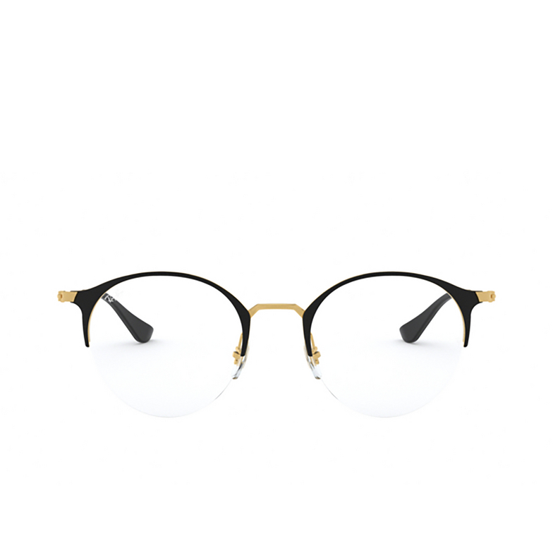 Gafas graduadas Ray-Ban RX3578V 2890 gold top shiny black - 1/4