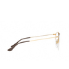Ray-Ban RX3578V Eyeglasses 2905 gold/shiny brown - product thumbnail 3/4