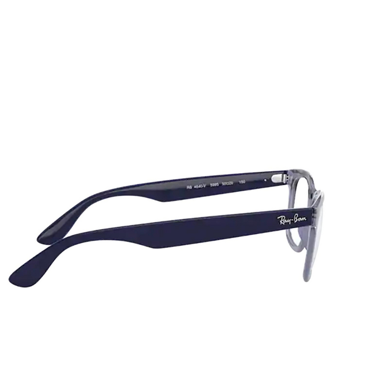 Ray-Ban RX4640V Eyeglasses 5995 transparent blue - 3/4