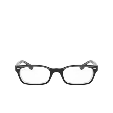 Ray-Ban RX5150 Eyeglasses 2034 top black on transparent - front view