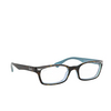 Ray-Ban RX5150 Eyeglasses 5023 havana on transparent azure - product thumbnail 2/4