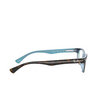 Ray-Ban RX5150 Eyeglasses 5023 havana on transparent azure - product thumbnail 3/4